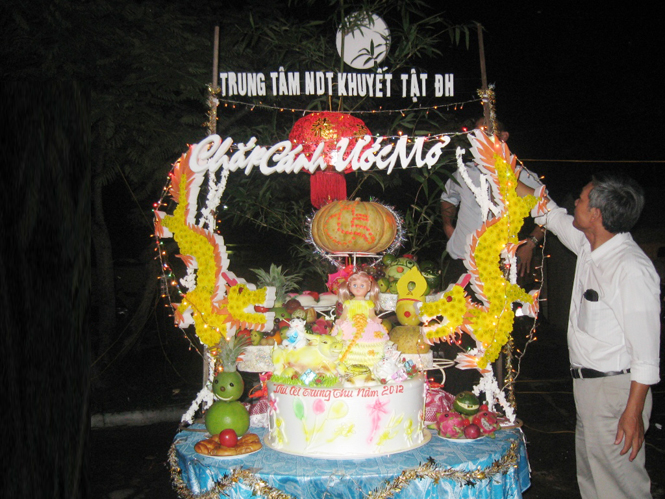 Các em sẽ được phá mâm cỗ Trung thu vào đêm trăng rằm.