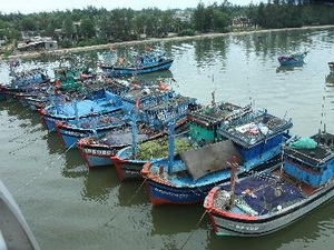 Tàu thuyền về nơi trú tránh bão. Ảnh minh họa. (Ảnh: Hồ Cầu/TTXVN)