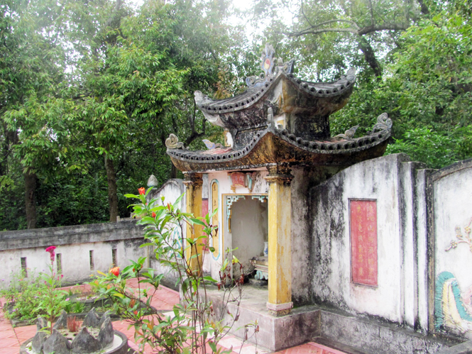 Mộ cụ Nguyễn Hàm Ninh, danh nhân văn hoá thế kỷ 19 giữa rừng dẻ.
