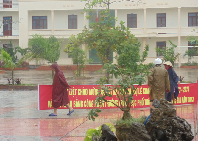 Các cơ sở giáo dục phòng chống bão số 10.