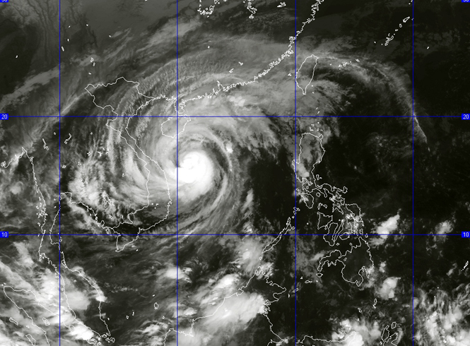 Bão HaiYan cách bờ biển các tỉnh Quảng Ngãi-Quảng Trị 250km về phía Đông - Báo Quảng Bình điện tử