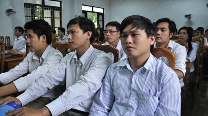 Các đội viên Dự án thí điểm 600 tại Quảng Bình.