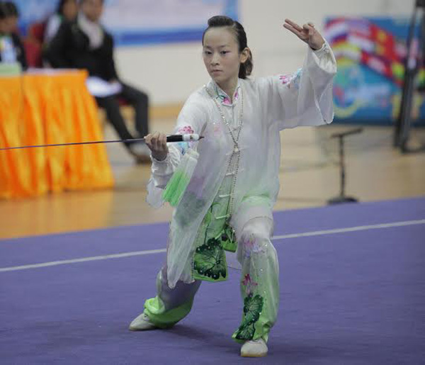 Wushu tiếp tục tìm kiếm thêm các tấm HCV trong ngày thi đấu 9/12. Ảnh: Quang Nhựt