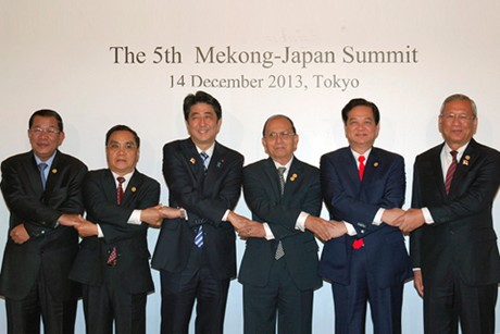 Các nhà Lãnh đạo chụp ảnh chung trước Hội nghị Cấp cao Mekong-Nhật Bản lần thứ 5. Ảnh: VGP/Nhật Bắc