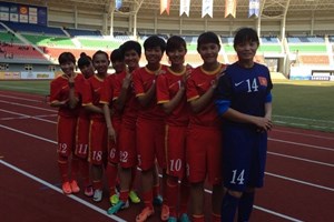 Đội tuyển bóng đá nữ Việt Nam (Ảnh: Xuân Hà)