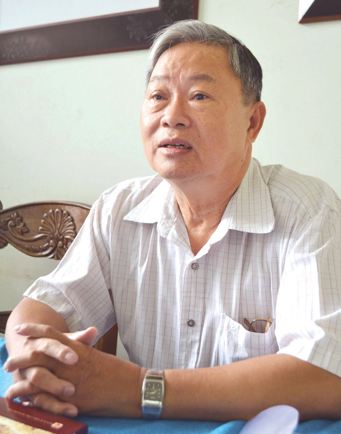 Ông Lê Việt Bình, một trong bốn chiến sĩ trực tiếp tham gia diệt trừ tướng Nguyễn Văn Kiểm.