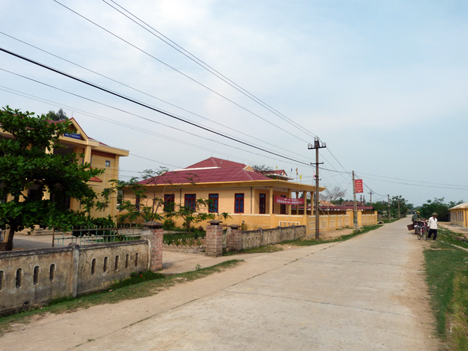 Một góc xã Quảng Hải, thị xã Ba Đồn.