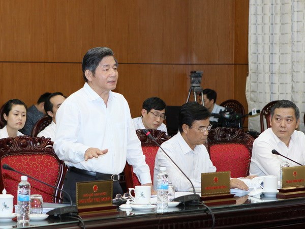 Bộ trưởng Bộ Kế hoạch và Đầu tư Bùi Quang Vinh. (Ảnh: Dương Giang/TTXVN)