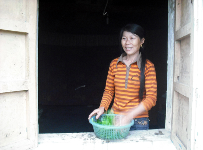 Chị Liễu là hậu phương của chồng và của 2 đứa con là lính hải quân.