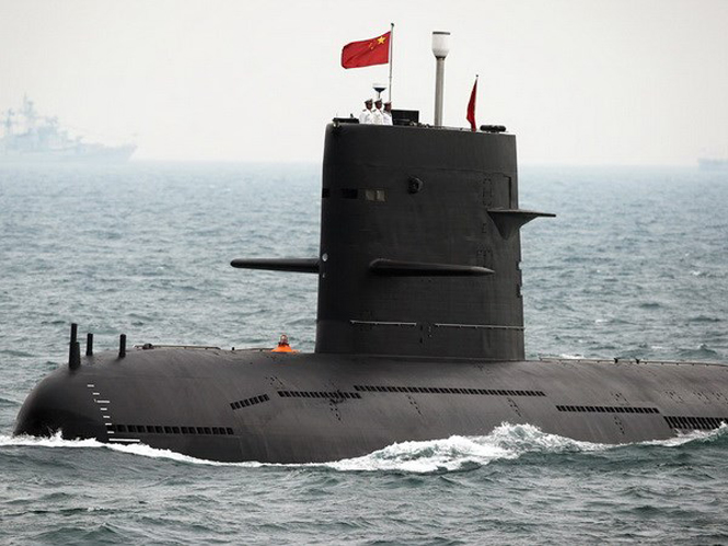 Một chiếc tàu ngầm của Hải quân Trung Quốc. (Nguồn: AFP)