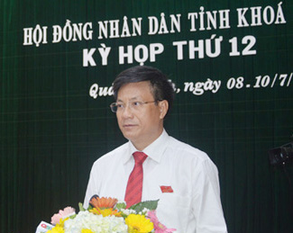 Đồng chí Lương Ngọc Bính, Ủy viên Trung ương Đảng, Bí thư Tỉnh ủy, Chủ tịch HĐND phát biểu khai mạc kỳ họp.