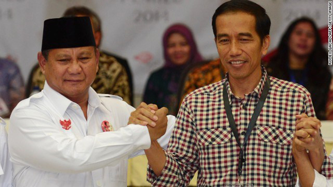 Hai ứng cử viên tổng thống Indonesia. (Nguồn: Getty)