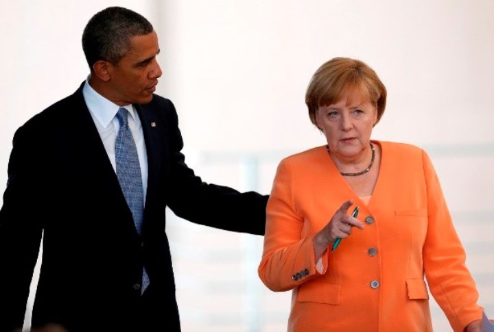  Quan hệ ngoại giao Mỹ-Đức nổi sóng gió từ sau vụ tình báo Mỹ bị cáo buộc nghe lén bà Angela Merkel. (Ảnh: AP)