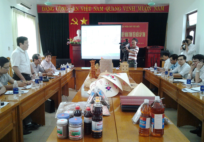 Đồng chí Nguyễn Xuân Quang, UVTV Tỉnh ủy, Phó Chủ tịch Thường trực UBND tỉnh phát biểu kết luận tại cuộc họp.