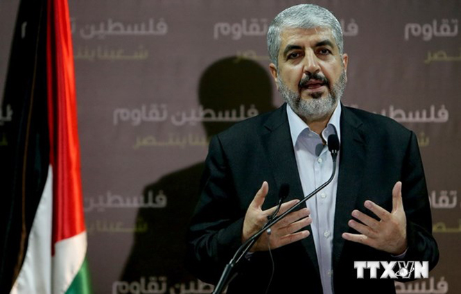 Thủ lĩnh phong trào Hồi giáo Hamas Khaled Meshaal (Ành: AFP/TTXVN)