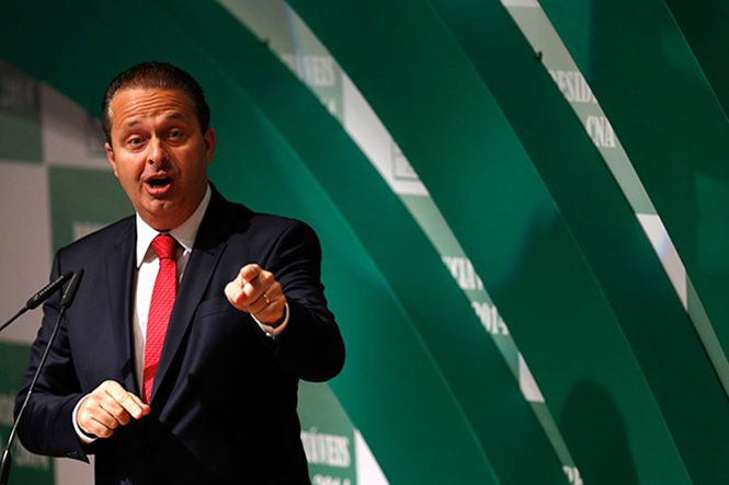 Ứng viên Tổng thống của Đảng Xã hội chủ nghĩa Eduardo Campos (Nguồn: AFP)