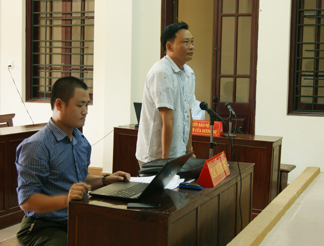 Ông Nguyễn Văn Toàn trình bày trước tòa.