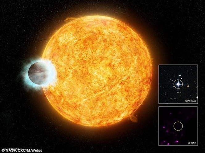 Ngôi sao có tên WASP-18 khiến ngôi sao quanh mình nhanh già hơn. (Nguồn: NASA)