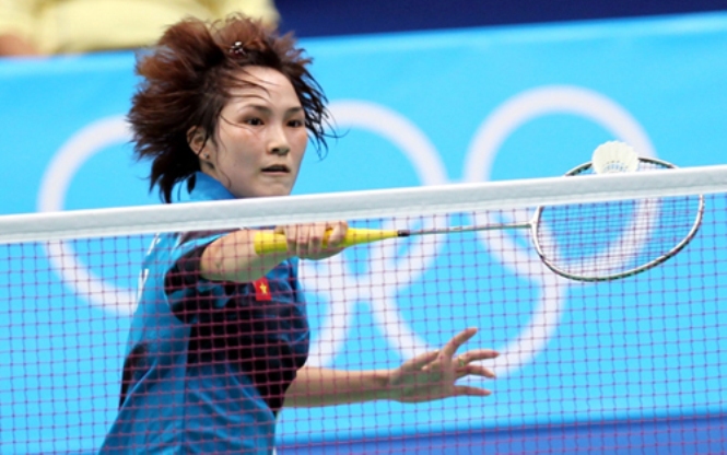 Tay vợt Vũ Thị Trang. Ảnh: tdtt.gov.vn