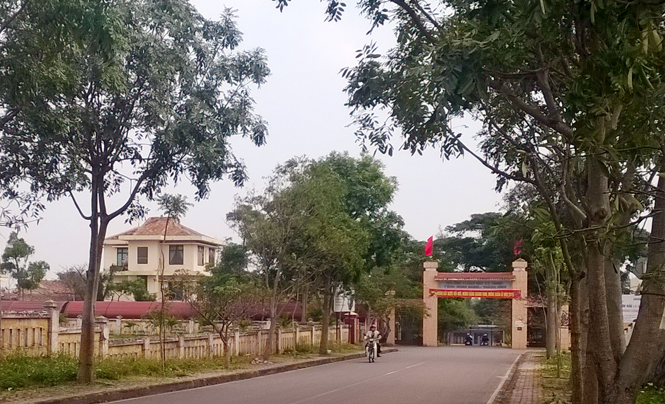 Trường trung cấp Kỹ thuật Công-Nông nghiệp Quảng Bình, một trong những nơi đào tạo  lái xe cơ giới đường bộ ở tỉnh ta. Ảnh: P.V