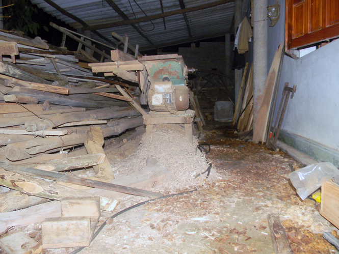 Các cơ sở cưa xẻ gỗ nằm ngoài quy hoạch sẽ bị cơ quan chức năng tháo dỡ.