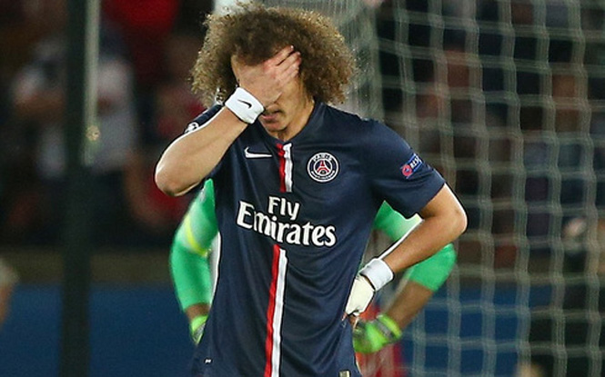 David Luiz có màn trình diễn đáng thất vọng (Ảnh: BPI)