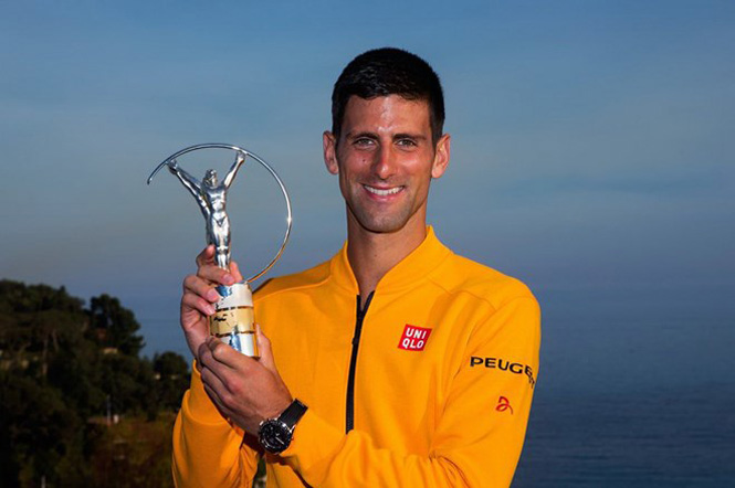 Djokovic giành giải Nhân vật thề thao của năm. (Nguồn: Getty Images)