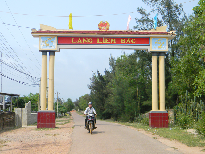 Bộ mặt nông thôn xã Ngư Thủy Nam ngày càng đổi mới.