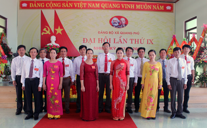 BCH Đảng bộ xã Quang Phú nhiệm kỳ 2015-2020