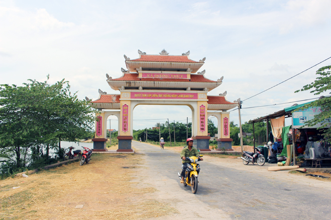 Diện mạo nông thôn mới của xã Dương Thủy.