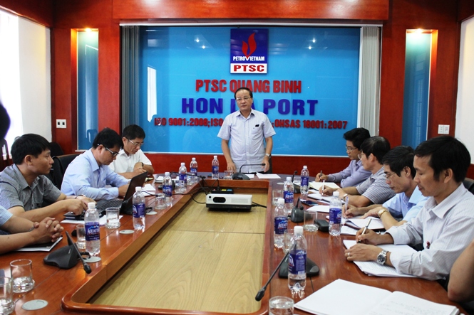   Đồng chí Trần Văn Tuân, UVTV Tỉnh ủy, Phó Chủ tịch UBND tỉnh chủ trì buổi làm việc