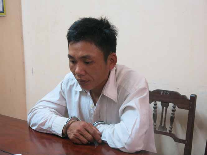 Đối tượng Trương Đình Lai tại cơ quan điều tra