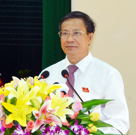 Đồng chí Lương Ngọc Bính, Uỷ viên Trung ương Đảng, Bí thư Tỉnh uỷ, Chủ tịch HĐND tỉnh phát biểu chỉ đạo đại hội.