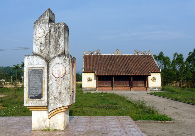 Đình Kim Bảng, một trong những di tích lịch sử quan trọng của huyện Minh Hóa. Ảnh: T.H