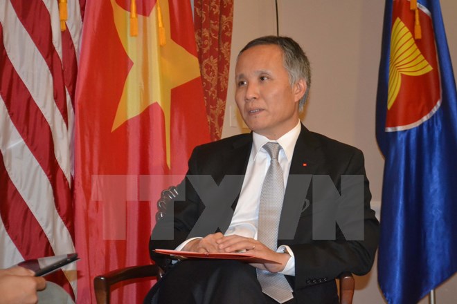 Thứ trưởng Bộ Công Thương, Trưởng đoàn đàm phán TPP của Việt Nam, Trần Quốc Khánh. (Ảnh: Quang Hòa/TTXVN)