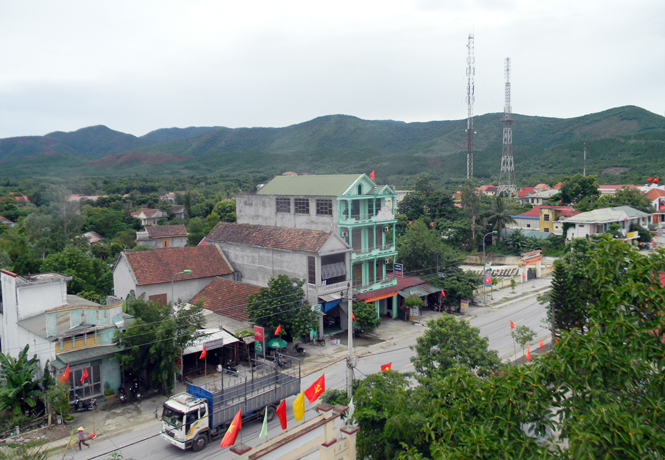 Thị trấn Đồng Lê đổi thay từng ngày.