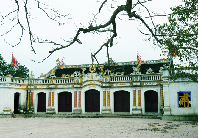 Đình làng Hòa Ninh, di tích lịch sử cấp quốc gia. Ảnh: T.H