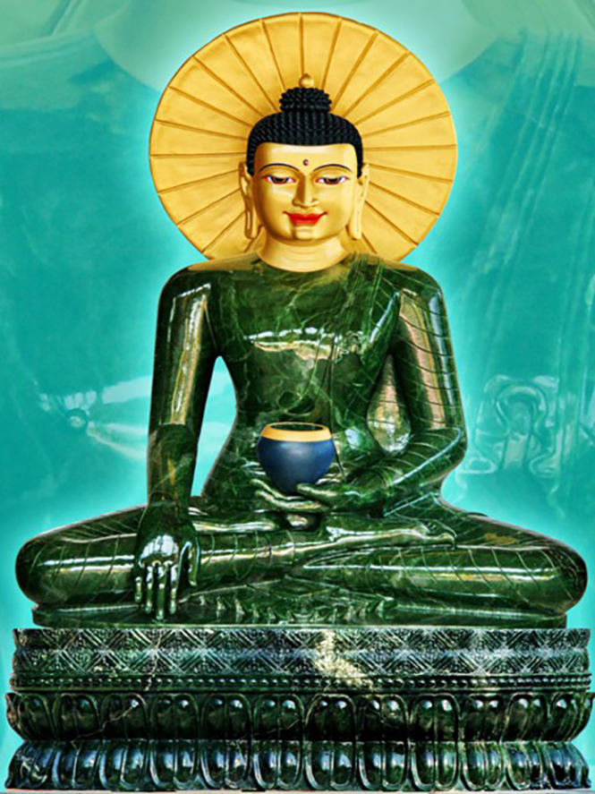 Hình ảnh tượng Phật ngọc hòa bình thế giới