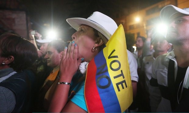 Đa số người dân Colombia đã nói không với thỏa thuận hòa bình giữa Chính phủ và FARC.