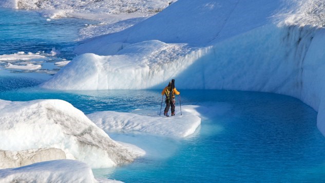  Sông băng tan ở Greenland. (Nguồn: europa.eu)