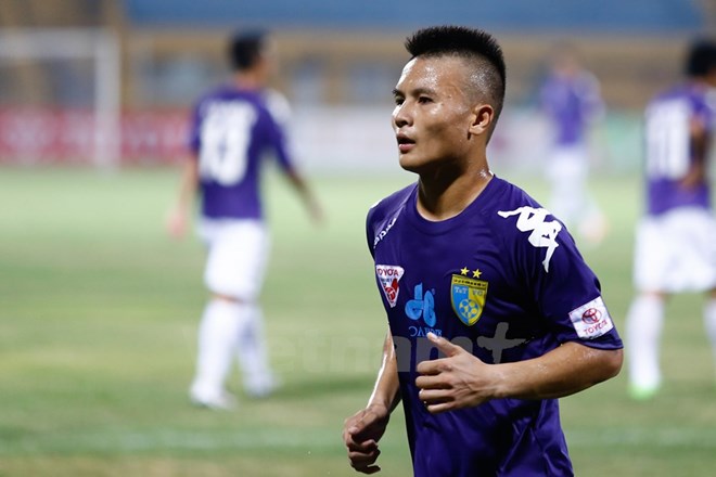  Nguyễn Quang Hải là cầu thủ trẻ có bước đột phá ở mùa 2016. (Ảnh: Minh Chiến/Vietnam+)