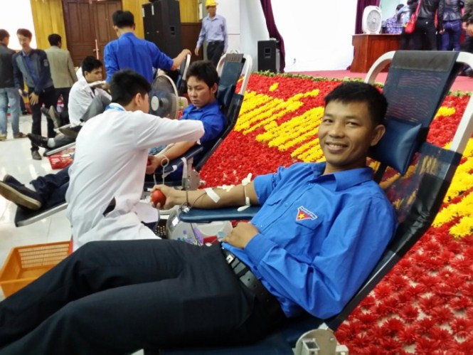  Ngày hội hiến máu tình nguyện đợt 1 năm 2017, huyện Quảng Trạch đã thu được 470 đơn vị máu.