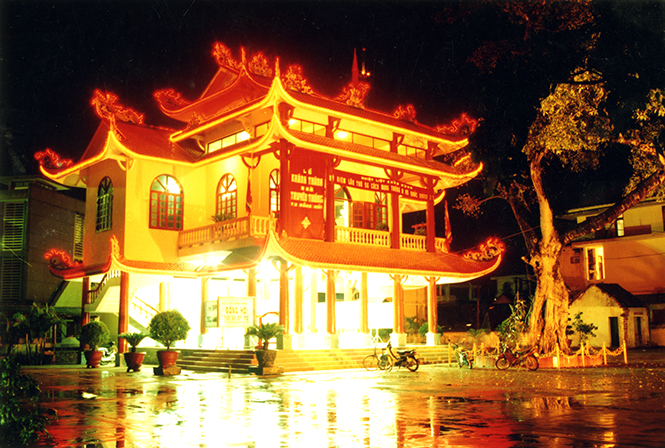 Nhà truyền thống thành phố Đồng Hới - nơi lưu giữ nhiều kỷ vật được rước về từ Đền Hùng năm 2002. Ảnh: T.H