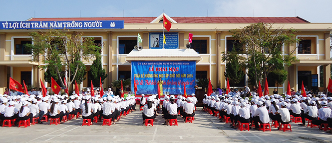 Các hoạt động hưởng ứng học tập suốt đời ở huyện Quảng Ninh mang lại hiệu quả tích cực.