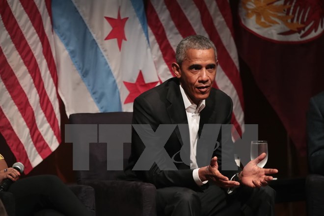 Cựu Tổng thống Mỹ Barack Obama. (Nguồn: AFP/TTXVN)
