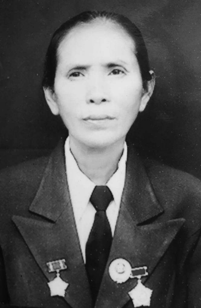 Nữ dân quân Nguyễn Thị Xuân lúc còn sống.