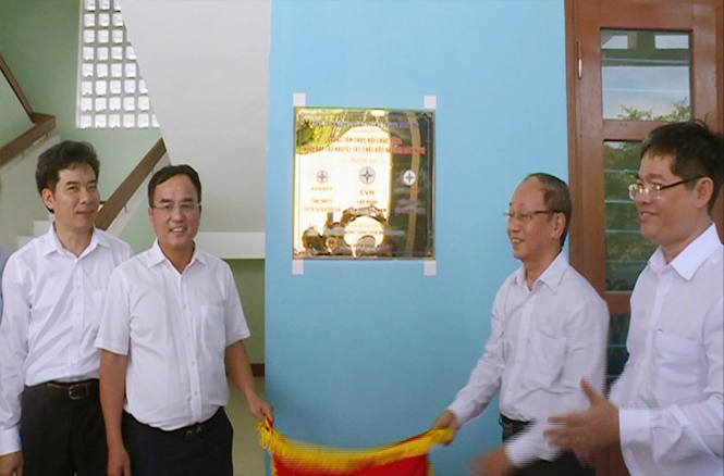 Công trình cộng đồng phòng tránh thiên tai Trung tâm phục hồi chức năng trẻ em khuyết tật, nạn nhân chất độc da cam xã Hiền Ninh có giá trị 3,8 tỷ đồng.