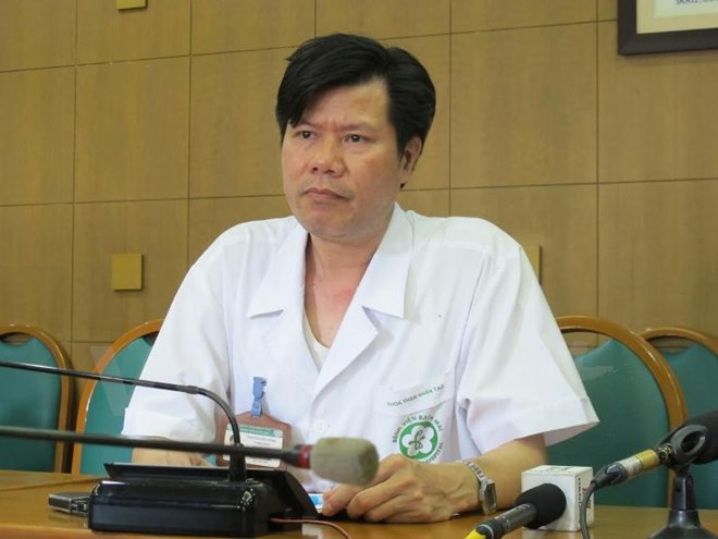 Tiến sỹ Nguyễn Hữu Dũng - Trưởng Khoa Thận nhân tạo (Bệnh viện Bạch Mai). (Ảnh: PV/Vietnam+)