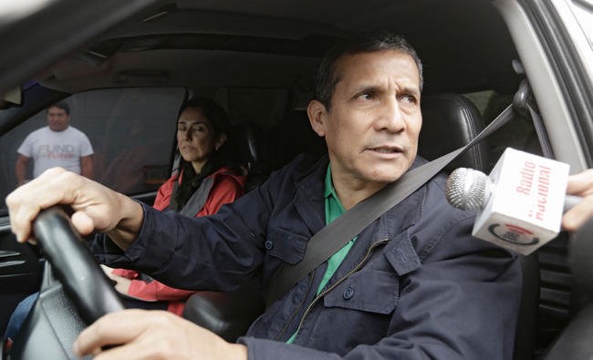 Cựu Tổng thống Peru Humala và vợ Heredia sẽ bị tạm giam. (Nguồn: AFP)