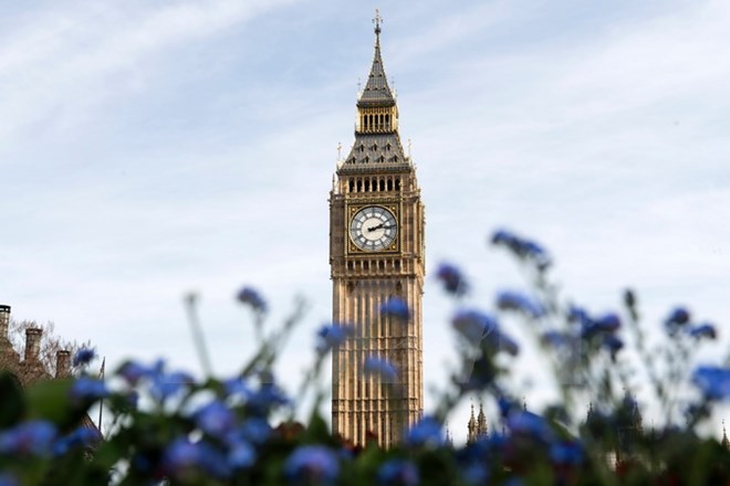 Tháp Elizabeth (Big Ben) tại khu vực tòa nhà Quốc hội Anh ở thủ đô London. (Nguồn: AFP/TTXVN)